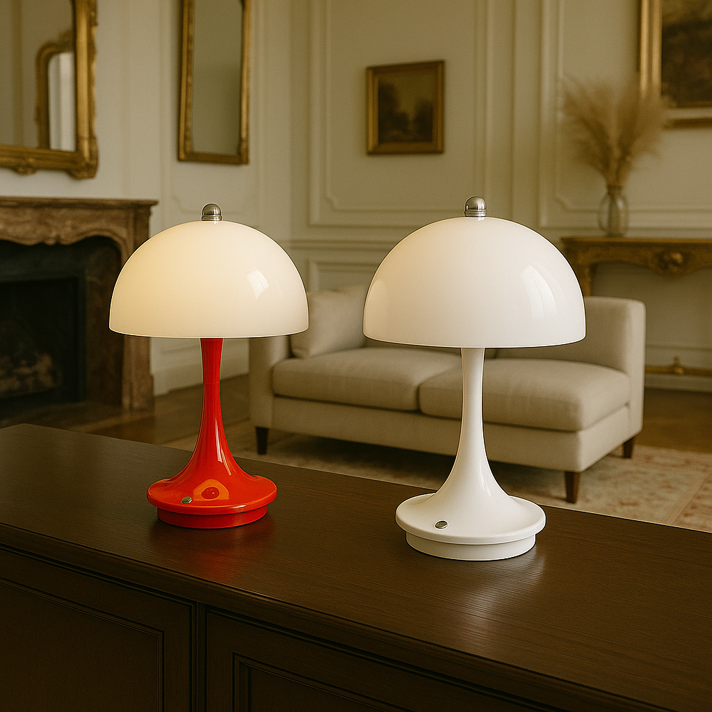 Modern Mushroom Table Lamp with Warm Ambient Glow