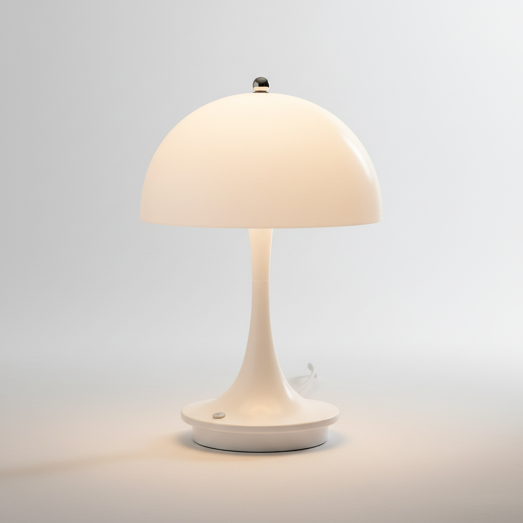 Modern Mushroom Table Lamp with Warm Ambient Glow