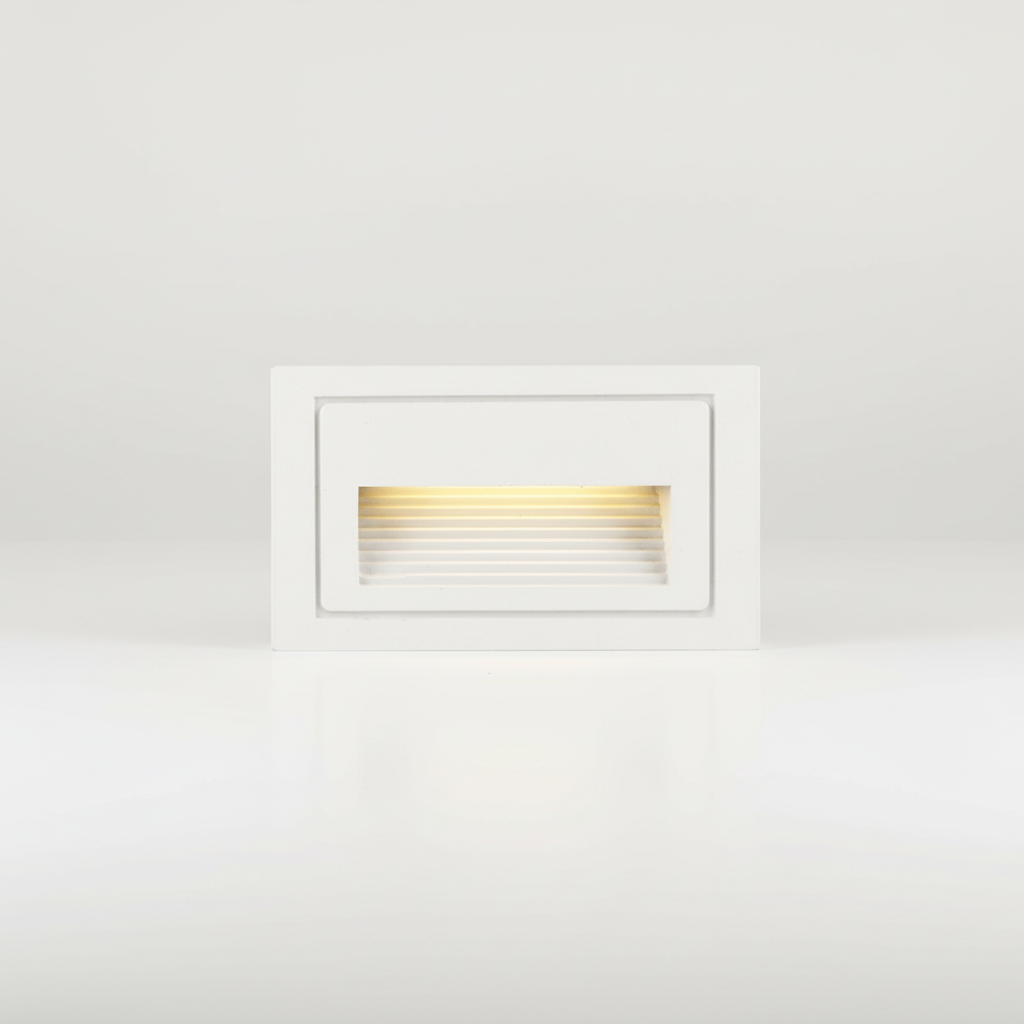 Modern Outdoor Step Light with Recessed LED