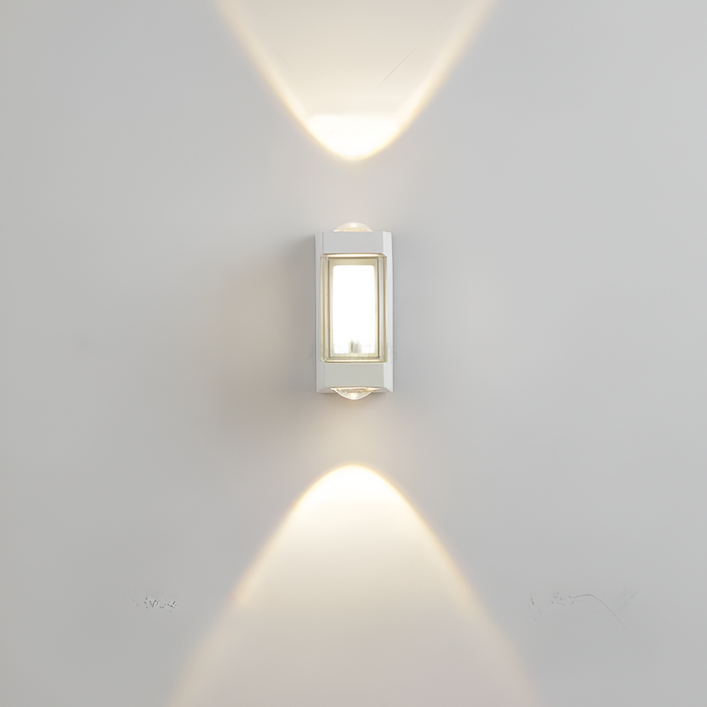 Modern Outdoor Wall Light with Up Down Glow