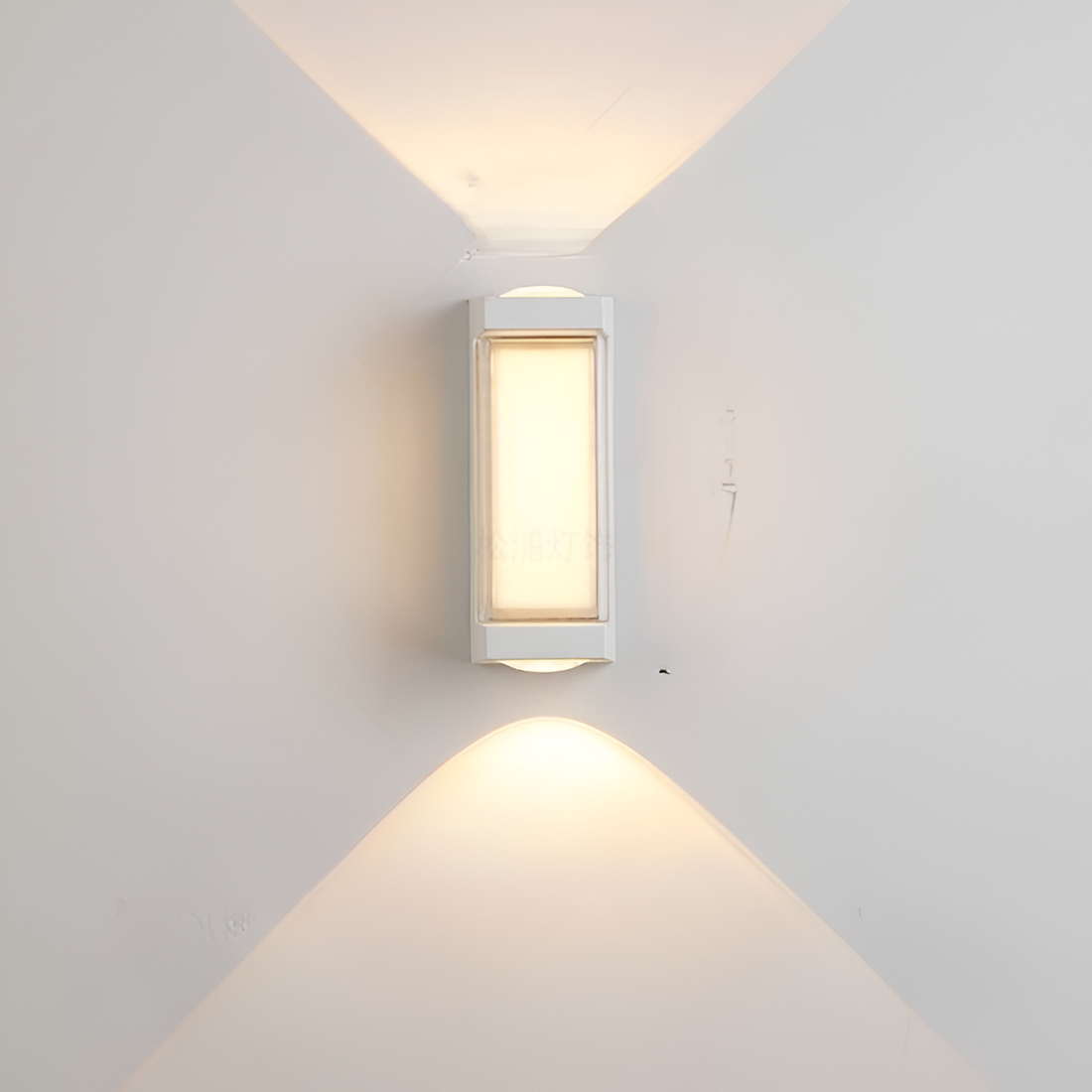 Modern Outdoor Wall Light with Up Down Glow