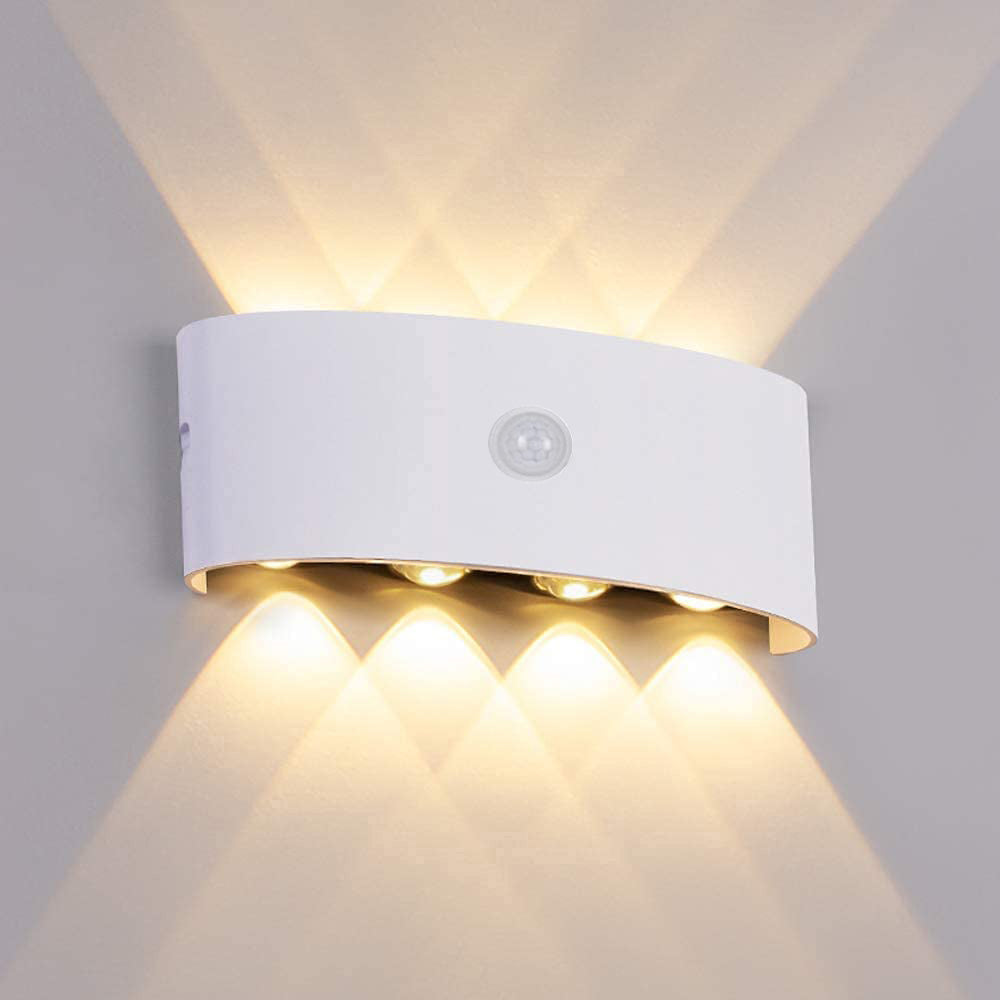 Modern Outdoor Wall Light with Up Down light Glow