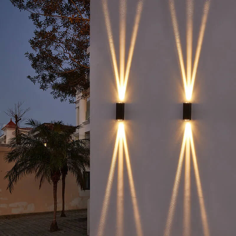 Modern Rectangular Led Outdoor Wall Sconce Light