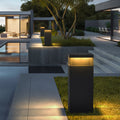Modern Solar Exterior Light with Rectangular Path Design
