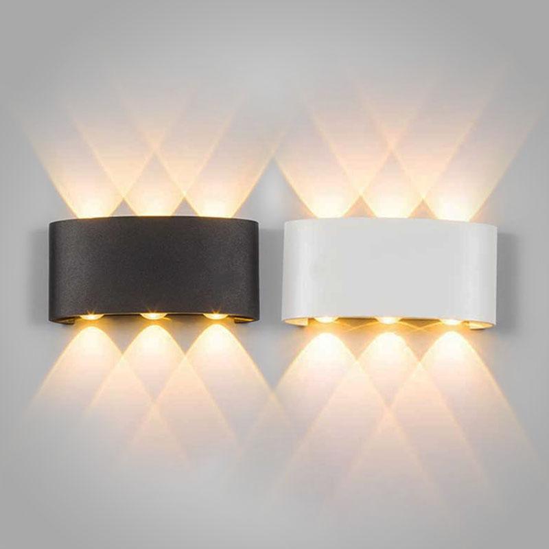 Modern Wall Sconce with Up Down LED Beams