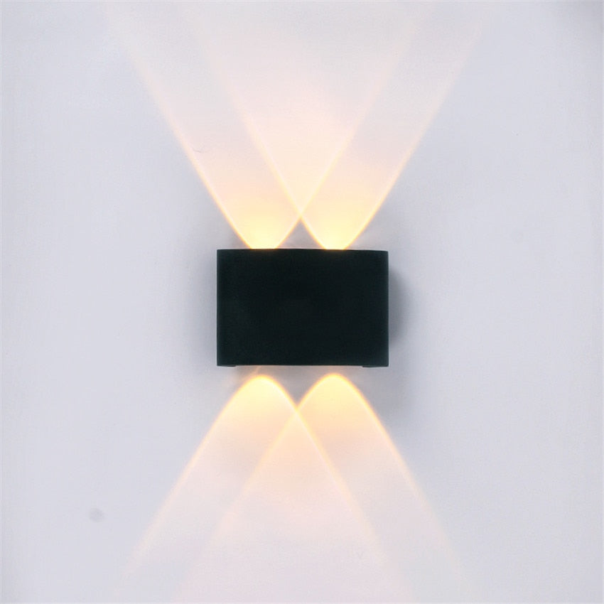 Modern Wall Sconce with Up Down LED Beams