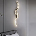 Modern & Minimalist Wave Wall Light with Curved LED Design