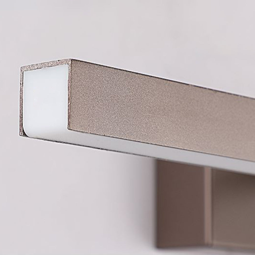 Modern White Vanity Wall Light with LED Bar