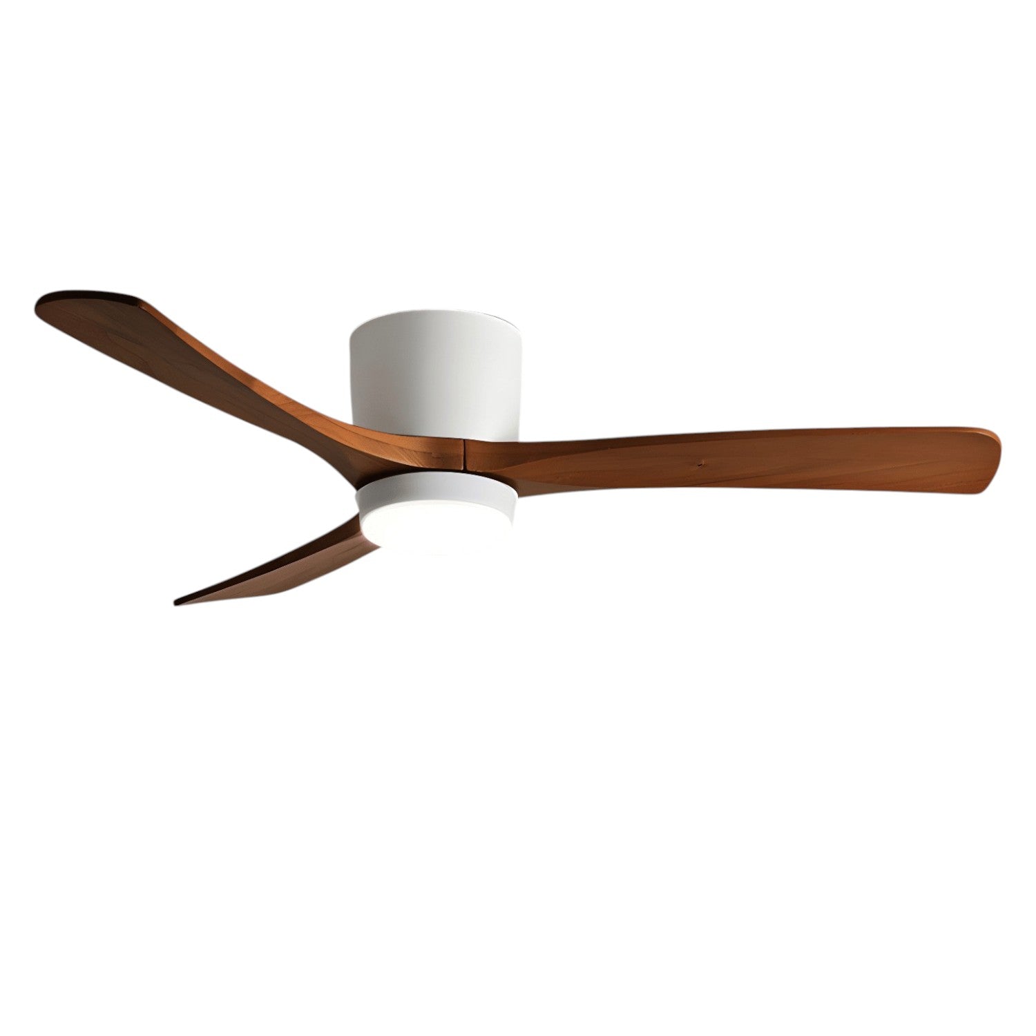 Modern Wooden Outdoor Ceiling Fan with Light