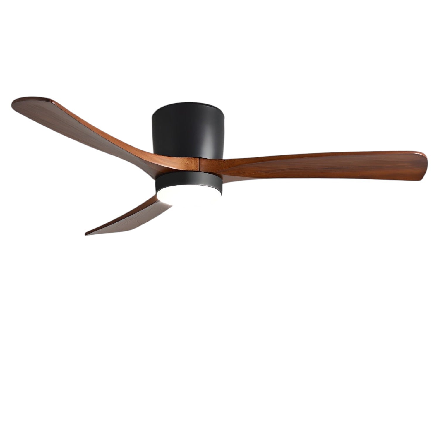 Modern Wooden Outdoor Ceiling Fan with Light