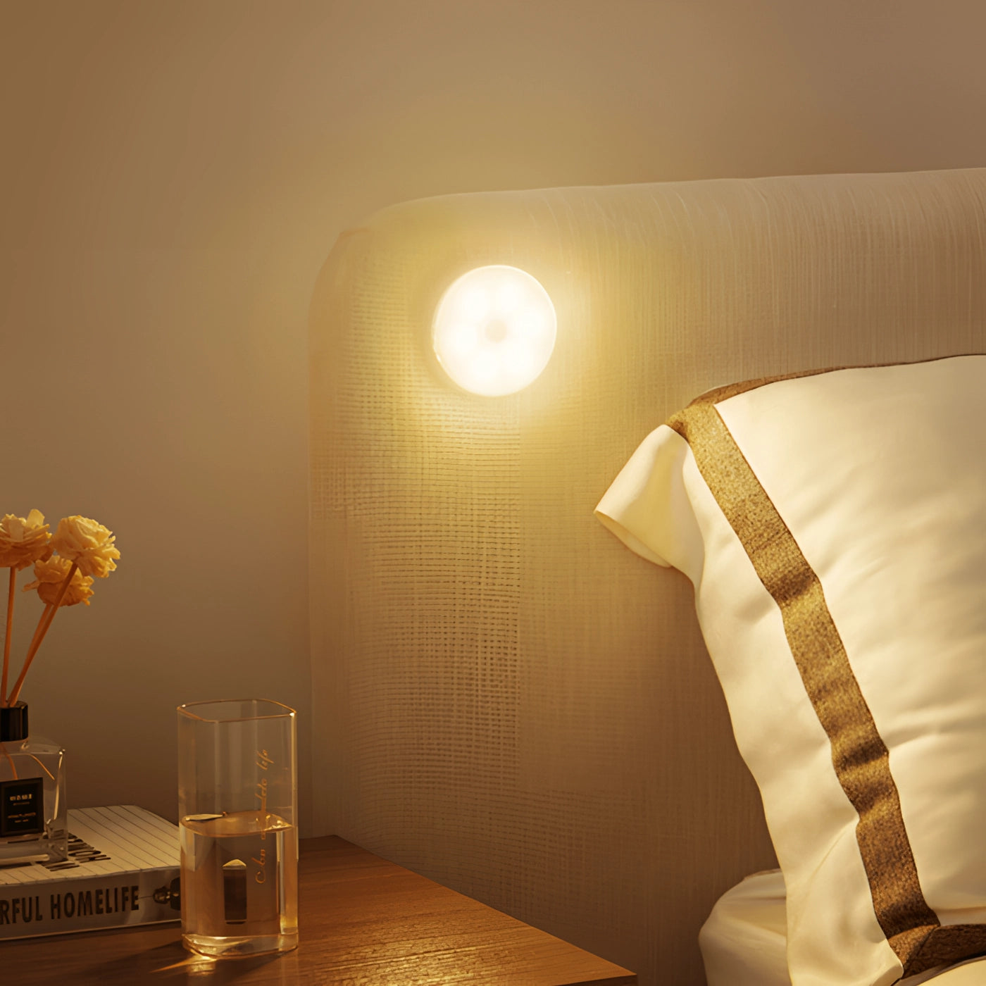 Motion Sensor Night Light with Soft LED Glow Design