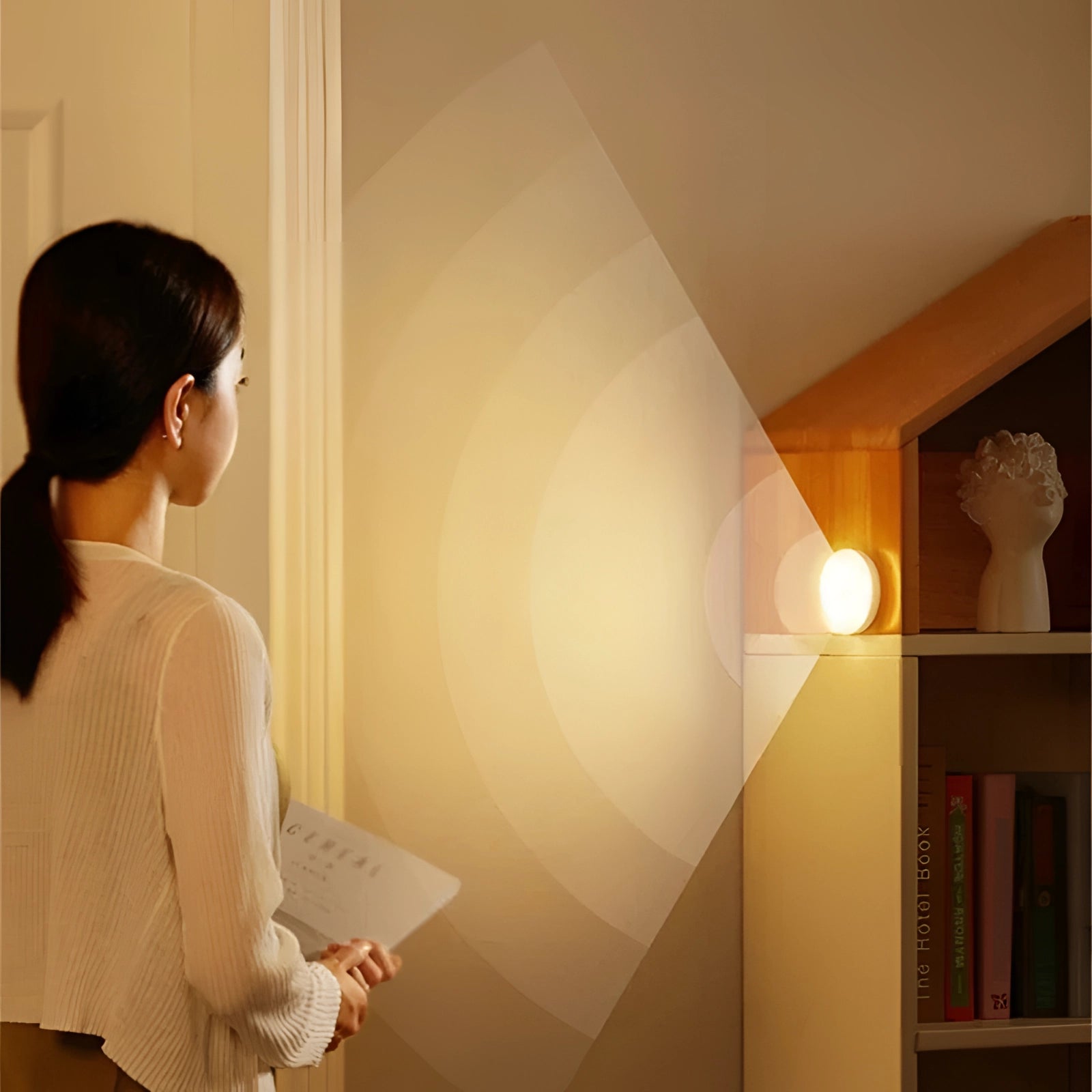 Motion Sensor Night Light with Soft LED Glow Design