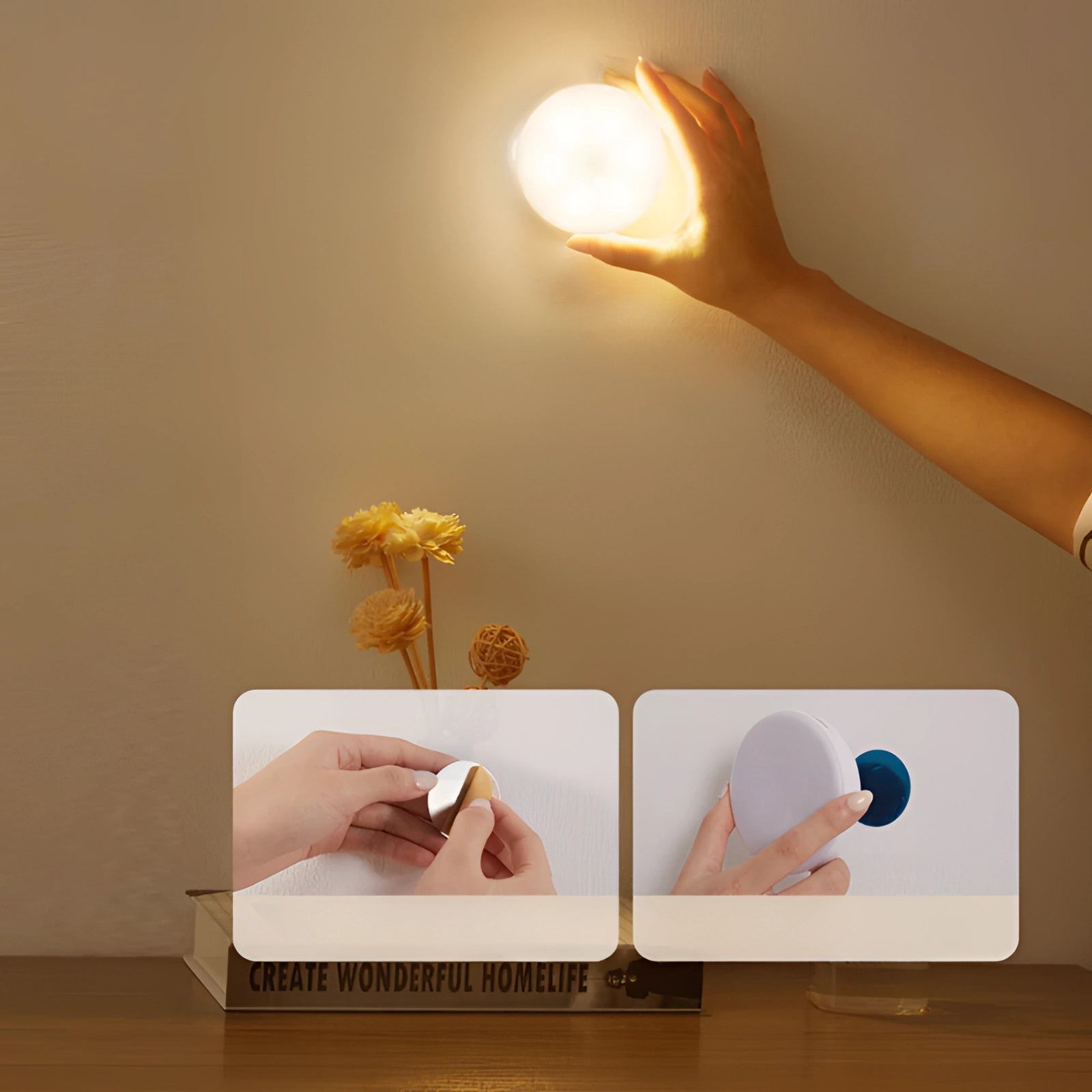 Motion Sensor Night Light with Soft LED Glow Design
