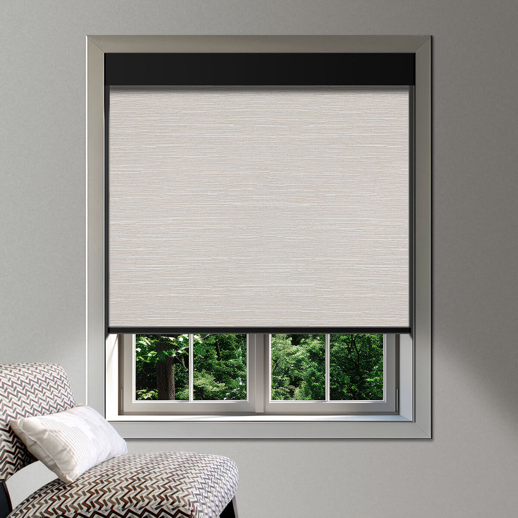 Motorized Blackout Roller Shades for Ultimate Light Control and Privacy