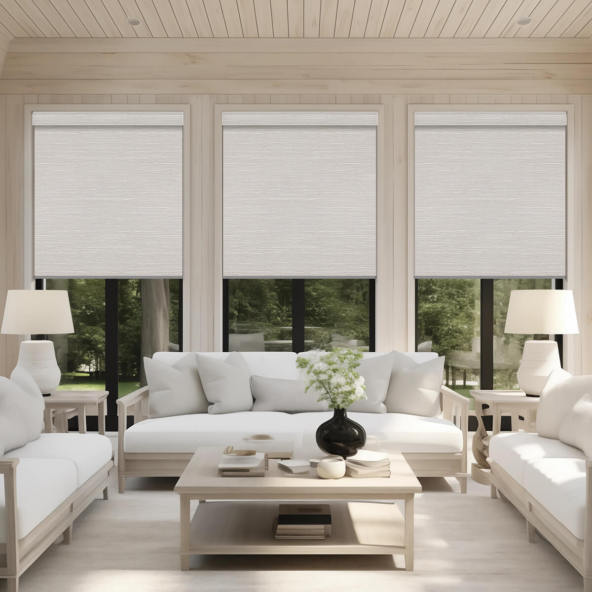 Motorized Blackout Roller Shades for Ultimate Light Control and Privacy