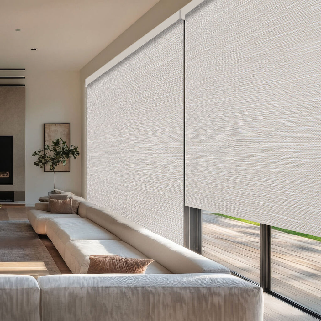 Motorized Blackout Roller Shades for Ultimate Light Control and Privacy