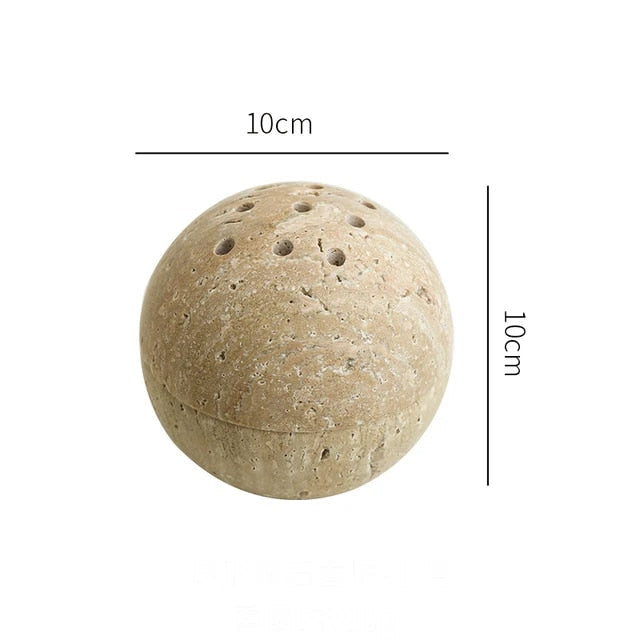 Natural Marble Incense Burner for Elegant Aromatic Ambience