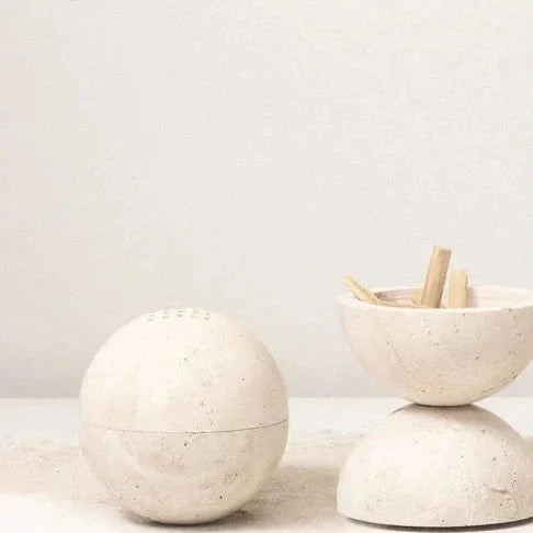 Natural Marble Incense Burner for Elegant Aromatic Ambience