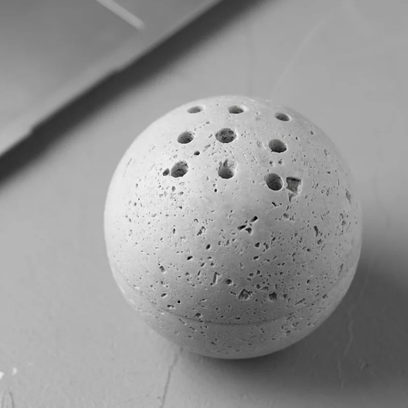 Natural Marble Incense Burner for Elegant Aromatic Ambience