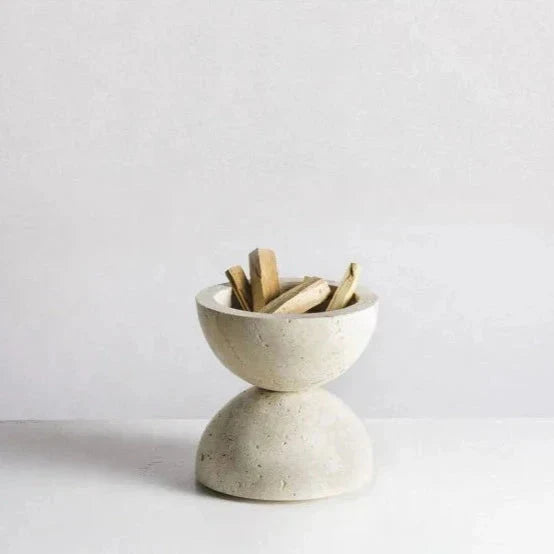 Natural Marble Incense Burner for Elegant Aromatic Ambience