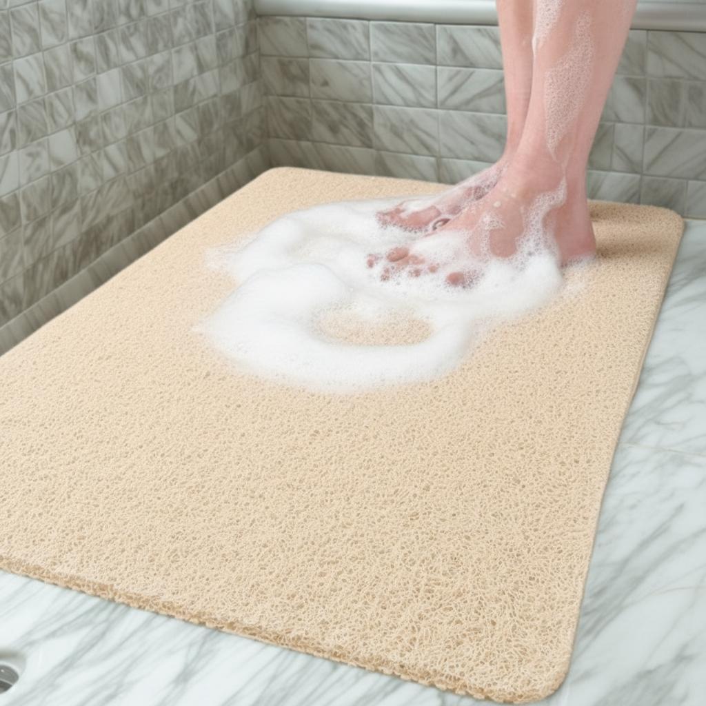 Non Slip Bath Mat with Quick Dry Texture Design