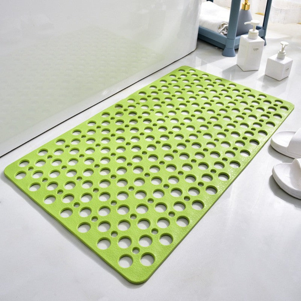 Non Slip Shower Mat with Drain Hole Design