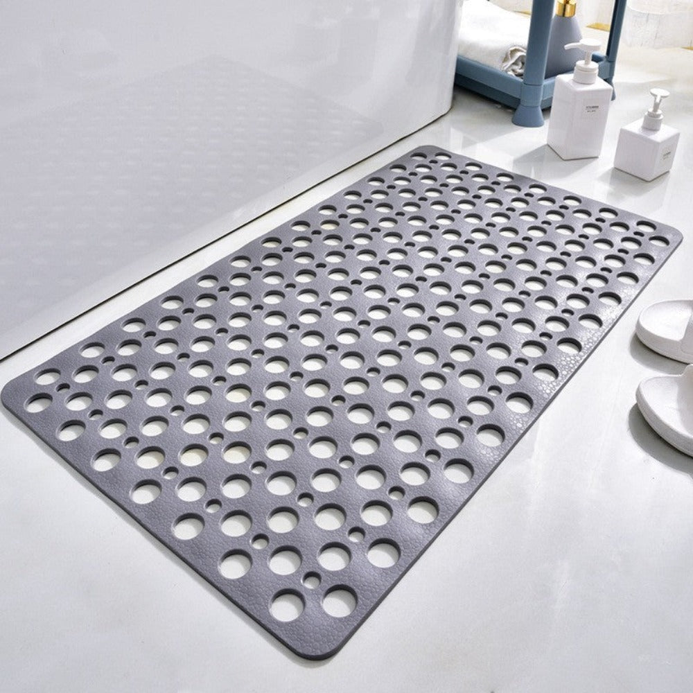 Non Slip Shower Mat with Drain Hole Design