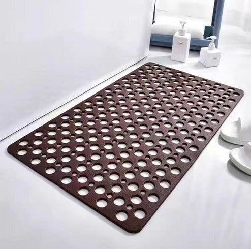 Non Slip Shower Mat with Drain Hole Design