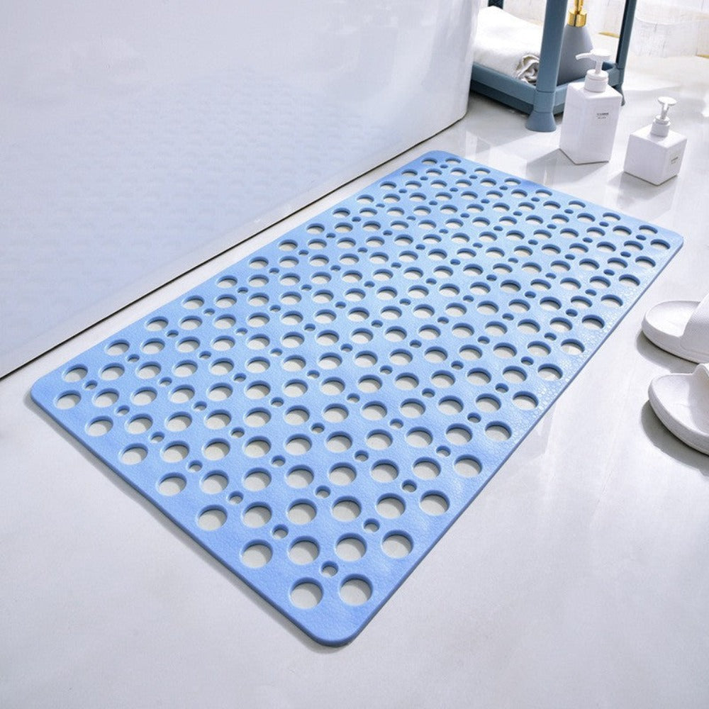 Non Slip Shower Mat with Drain Hole Design