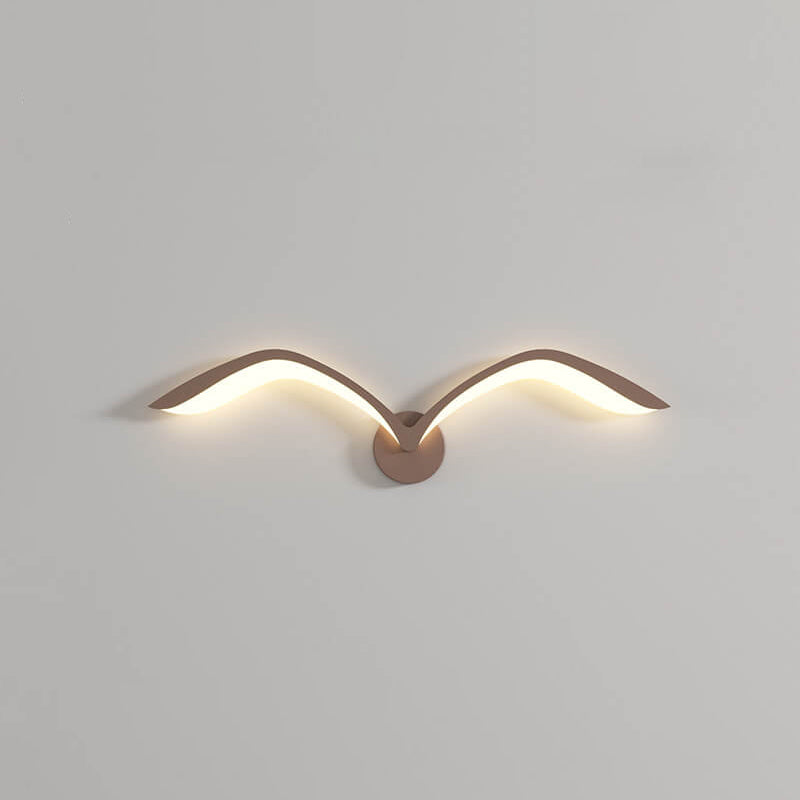 Nordic Seagull LED Wall Sconce with Scandinavian Minimalist Design