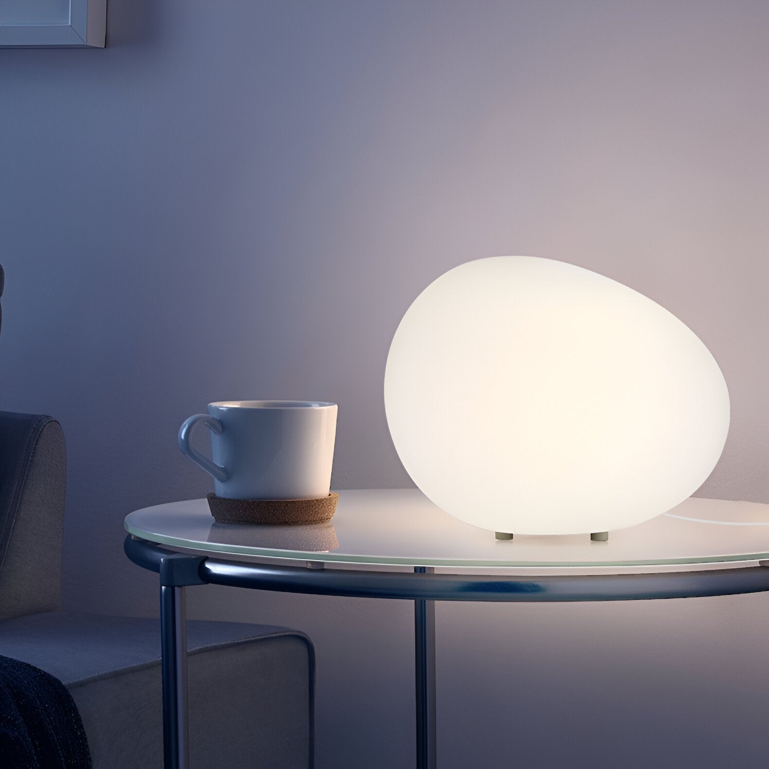 Nordic Stone Style LED  Light Table Lamp