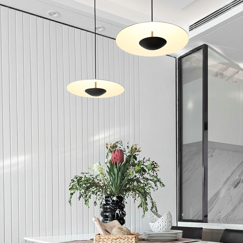 Nordic Wood Pendant Light with Floating Shade