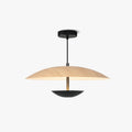 Nordic Wood Pendant Light with Floating Shade