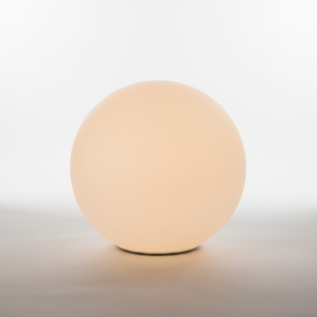 Outdoor Globe Light with LED Color Glow