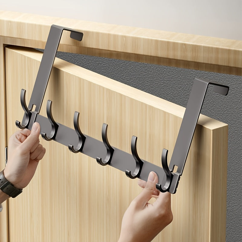 Over Door Coat Rack with Multi Hook Design