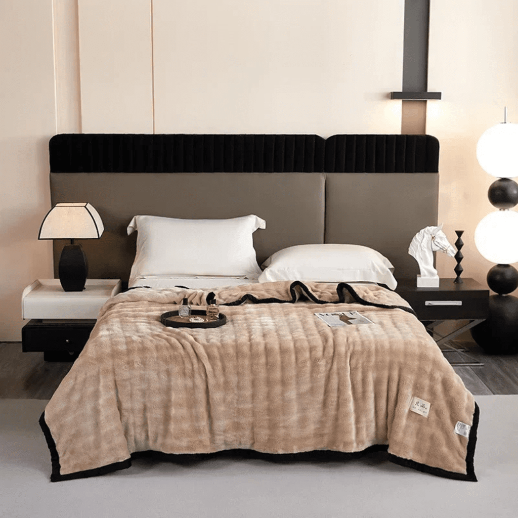 Plush Fleece Blanket with Double Sided Softness