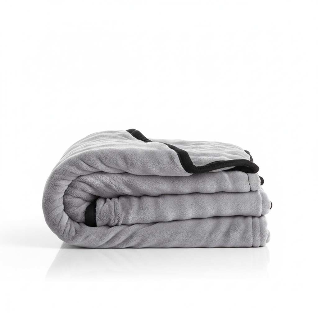 Plush Fleece Blanket with Double Sided Softness