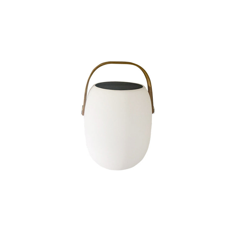 Portable Solar Garden Lantern with LED Glow