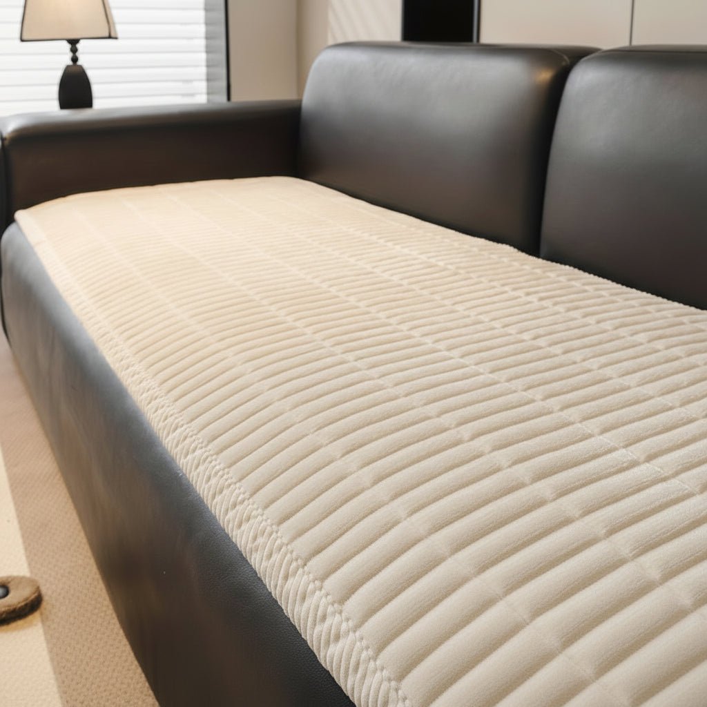 Premium Quilted Sofa Cover With Soft Microfiber Comfort