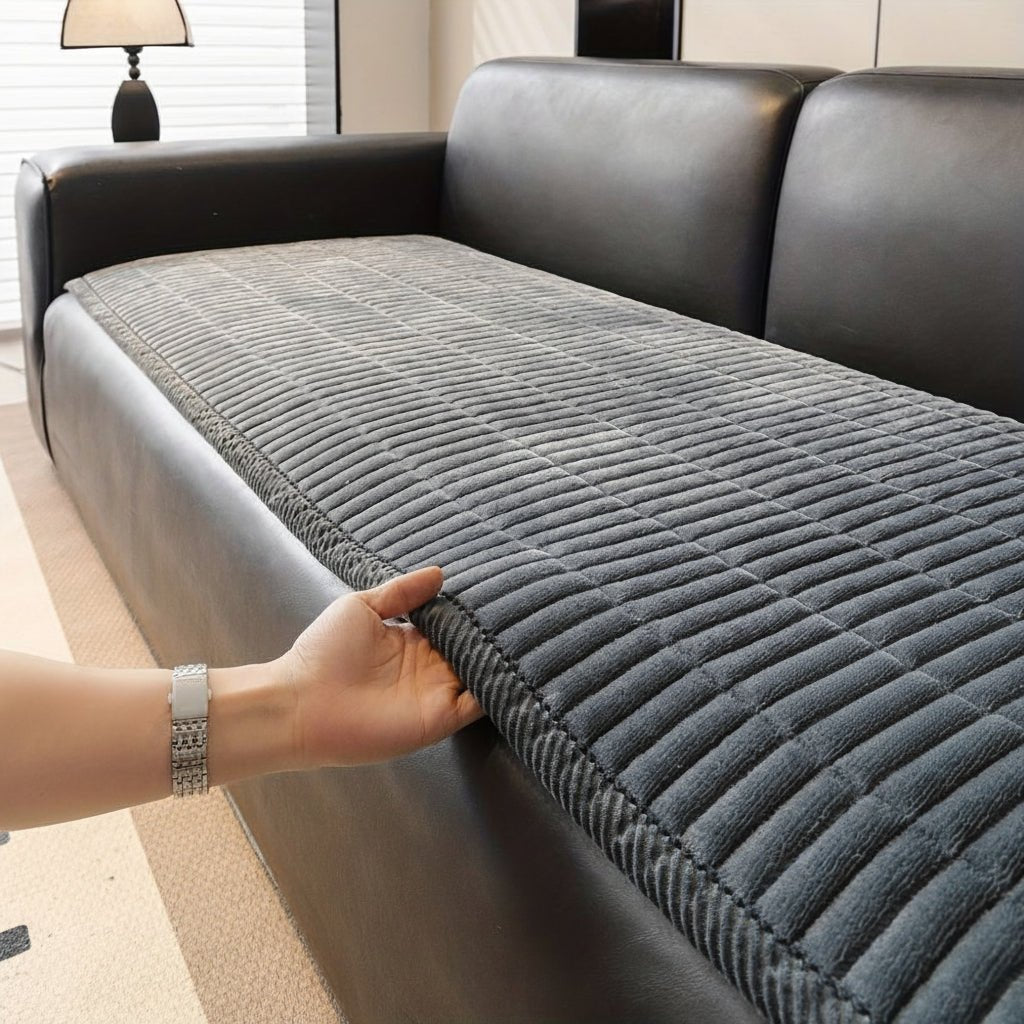 Premium Quilted Sofa Cover With Soft Microfiber Comfort