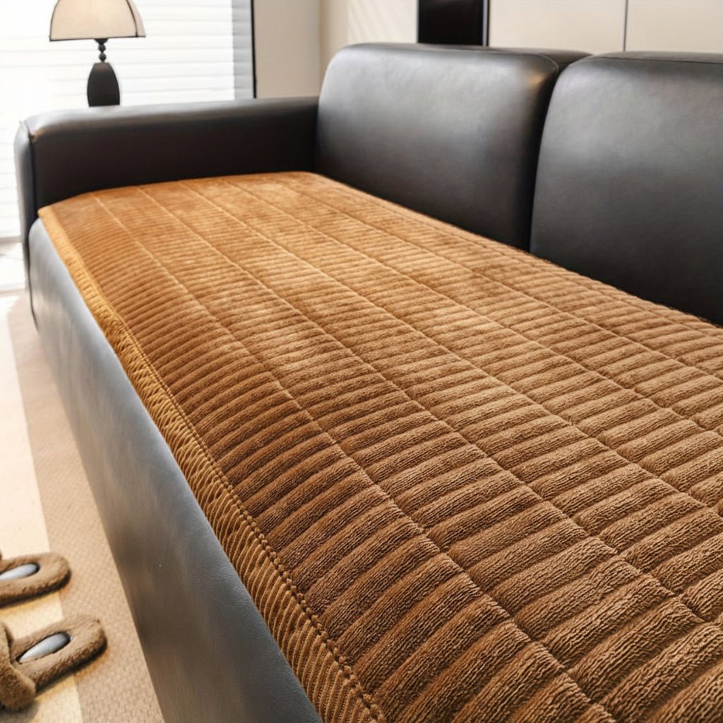 Premium Quilted Sofa Cover With Soft Microfiber Comfort