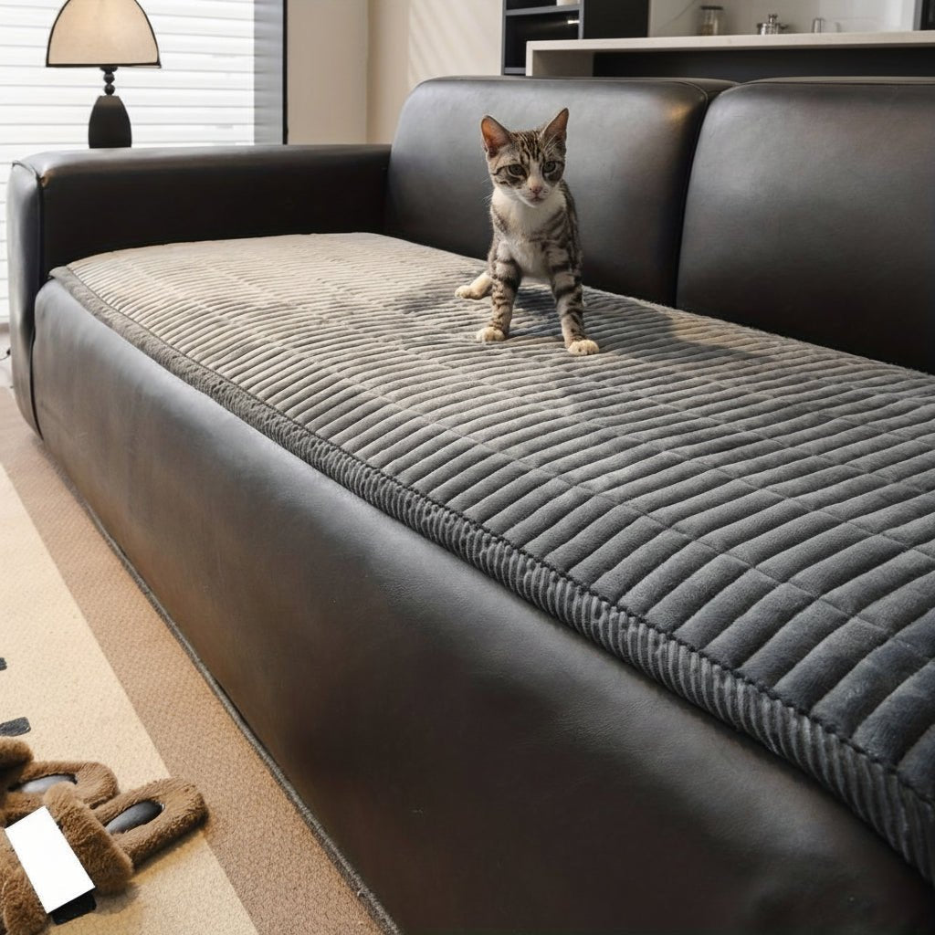 Premium Quilted Sofa Cover With Soft Microfiber Comfort