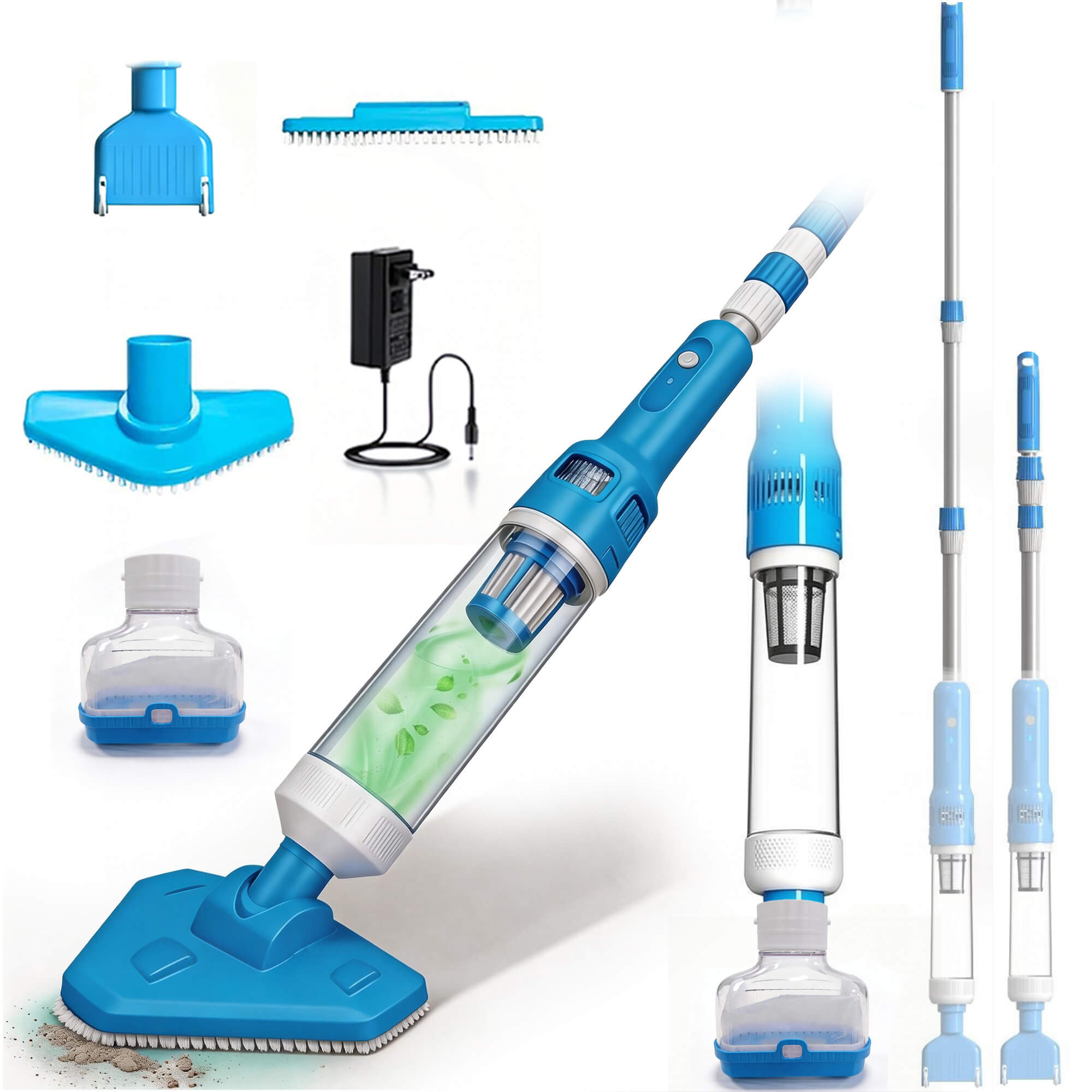 Rechargeable Pool Vacuum Cleaner for Effortless Deep Cleaning