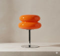 Retro Acrylic Table Lamp with Bubble Shade Design