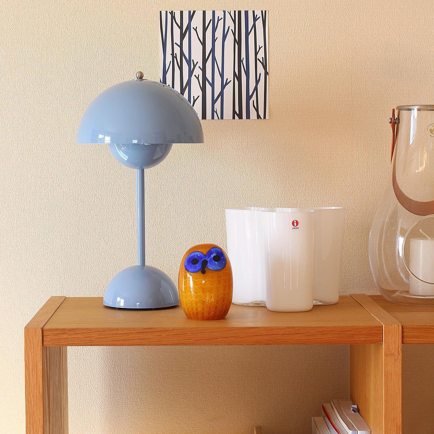 Retro Mushroom Table Lamp with Warm LED Glow
