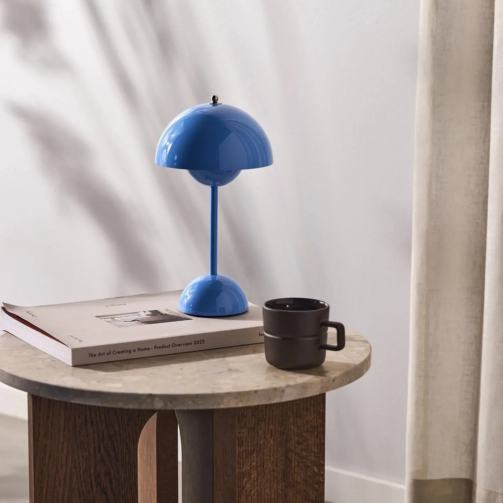 Retro Mushroom Table Lamp with Warm LED Glow