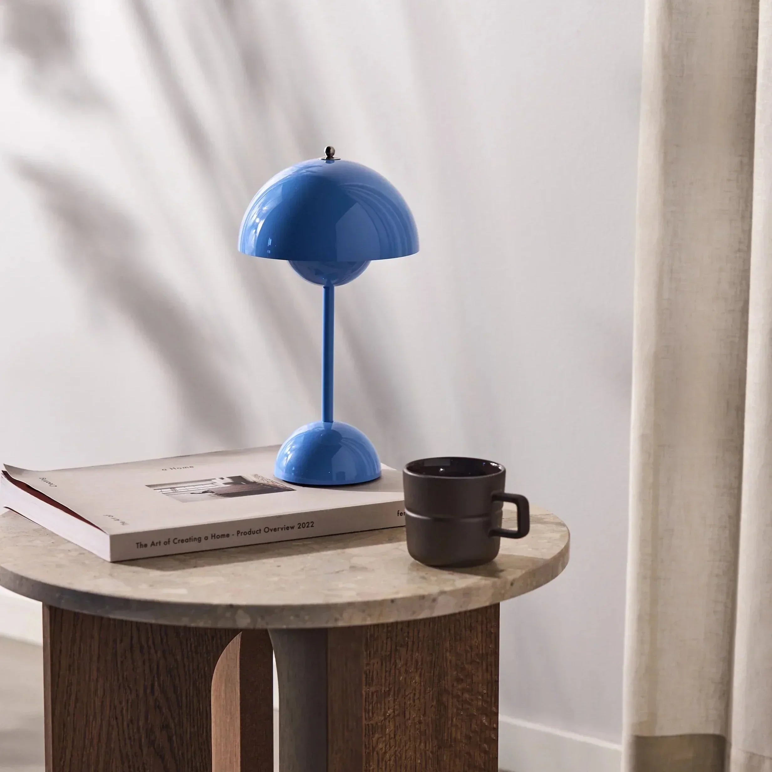 Retro Mushroom Table Lamp with Warm LED Glow