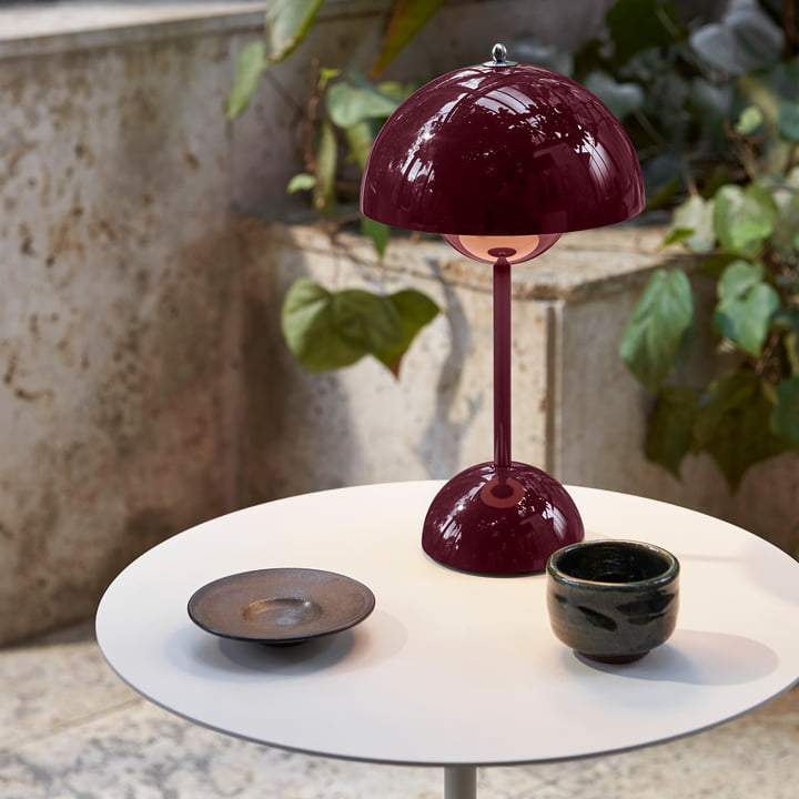 Retro Mushroom Table Lamp with Warm LED Glow