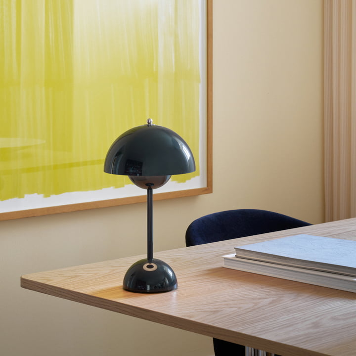 Retro Mushroom Table Lamp with Warm LED Glow