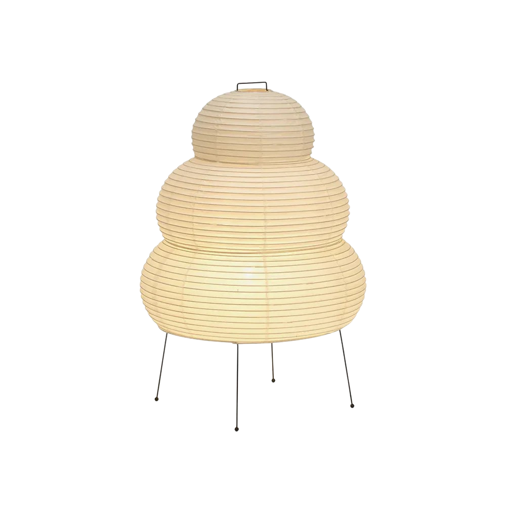 Rice Paper Floor Lamp with Japanese Design